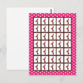 Bingo Kaart Markers Roze Mod Mom Polka Dots (Voorkant / Achterkant)