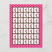 Bingo Kaart Markers Roze Mod Mom Polka Dots (Voorkant)