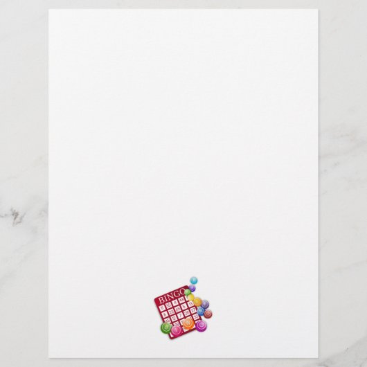 BINGO-Kaart met BINGO Balls (Achterkant)