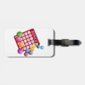 BINGO-Kaart met BINGO Balls Bagagelabel (Achterkant horizontaal)