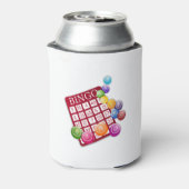 BINGO-Kaart met BINGO Balls Blikjeskoeler (Blikje Achterkant)