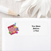 BINGO-Kaart met BINGO Balls Etiket (Insitu)