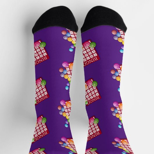 BINGO-Kaart met BINGO Balls Sokken (Top)