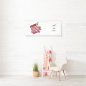 BINGO-Kaart met BINGO Balls Spandoek (Insitu)