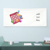 BINGO-Kaart met BINGO Balls Spandoek (Beurs)