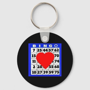 Bingo-Kaart met de Keychain van het Hart