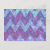 Bingo Kaart | Paarse Chevron (Achterkant)