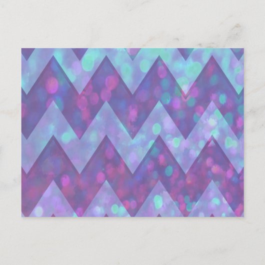 Bingo Kaart | Paarse Chevron (Achterkant)