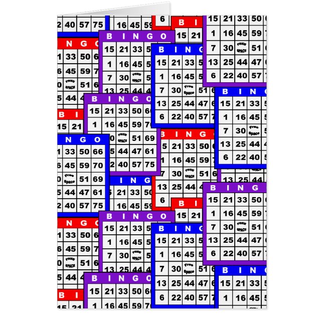 Bingo Kaarten (Voorkant)