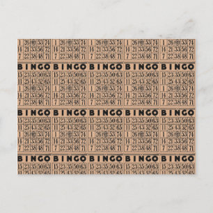 bingo-kaarten briefkaart
