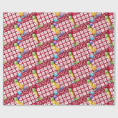 Bingo Kaarten en Bingoballen Grote Print Cadeaupapier (Vlak)