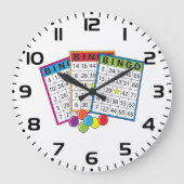 Bingo Kaarten Grote Klok (Voorkant)
