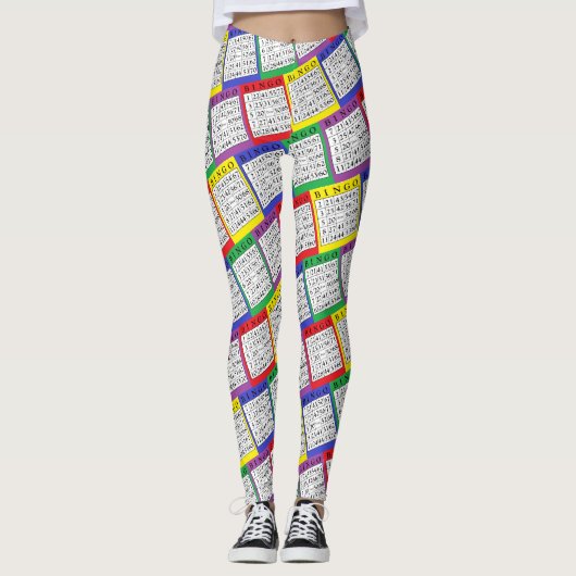 BINGO-kaarten Leggings (Voorkant)