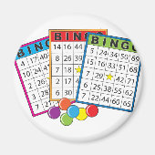 Bingo Kaarten Magneet (Voorkant)