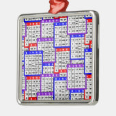 Bingo Kaarten Metalen Ornament (Links)