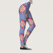 Bingo Kaarten ontwerpen kleine print Leggings (Rechts)