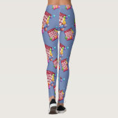 Bingo Kaarten ontwerpen kleine print Leggings (Achterkant)