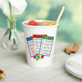 Bingo Kaarten Papieren Bekers