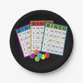 Bingo Kaarten Papieren Borden Papieren Bordje (Voorkant)