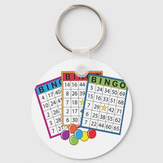 Bingo Kaarten Sleutelhanger (Voorkant)