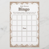 Bingo-Kaarten van het Baby shower van de overlappi (Voorkant)