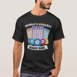 Bingo kaartspel oma bingo speler bingo kaarten t-shirt