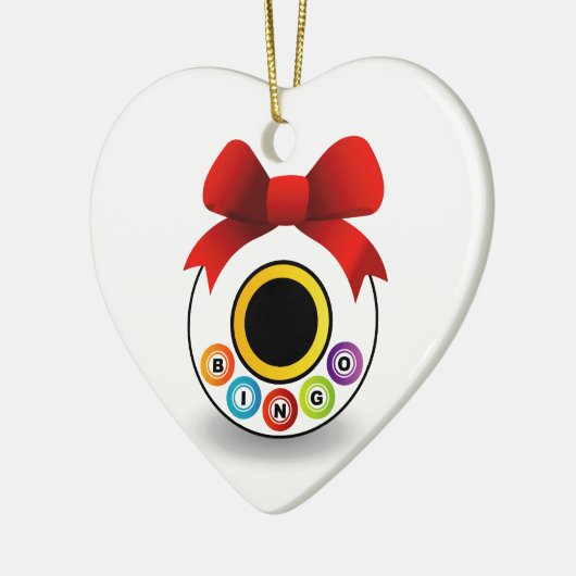 Bingo Keramisch Ornament (Links)