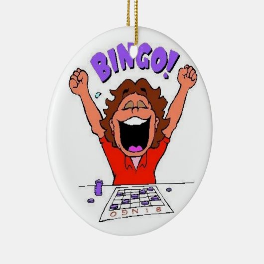 Bingo Keramisch Ornament (Rechts)