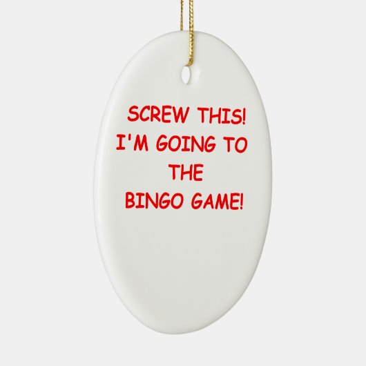 bingo keramisch ornament (Rechts)