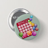 BINGO Knop Ronde Button 5,7 Cm (Voorkant /achterkant)