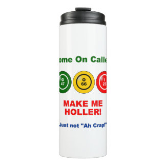 Bingo! Kom op Caller Thermosbeker