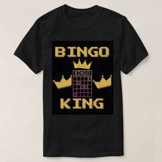 bingo-koning t-shirt (Design voorkant)