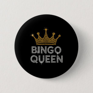 Bingo Koningin Bingo Speler Spel Feest Grappige Vr Ronde Button 5,7 Cm