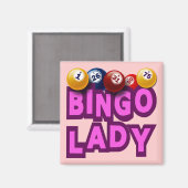 BINGO LADY MAGNEET (Voorkant / Achterkant)