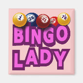 BINGO LADY MAGNEET (Voorkant)