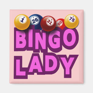BINGO LADY MAGNEET