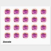 BINGO LADY RONDE STICKER (Vel)