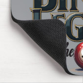 Bingo Legend gekroond in gouden Retro Typografie Muismat (Hoek)