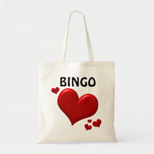 Bingo Love Canvas tas (Voorkant)