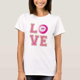 Bingo Lover gepersonaliseerd T-shirt
