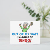 Bingo Lovers Briefkaart (Staand voorkant)