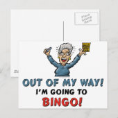 Bingo Lovers Briefkaart (Voorkant / Achterkant)