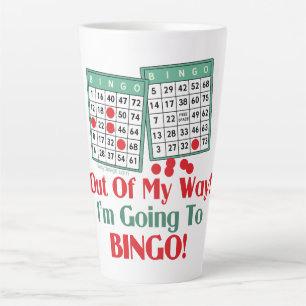 Bingo Lovers Funny Gezegde Latte Mok