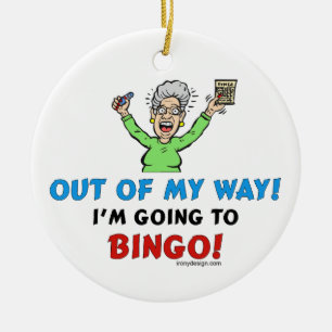 Bingo Lovers Keramisch Ornament