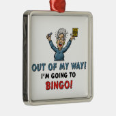 Bingo Lovers Metalen Ornament (Rechts)