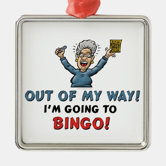 Bingo Lovers Metalen Ornament (Voorkant)