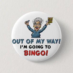 Bingo Lovers Ronde Button 5,7 Cm