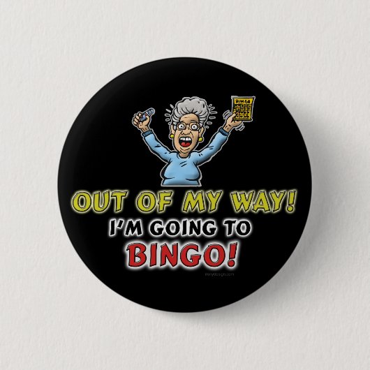 Bingo Lovers Ronde Button 5,7 Cm (Voorkant)