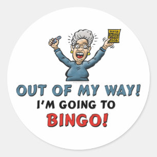 Bingo Lovers Ronde Sticker