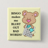 Bingo maakt me Button (Voorkant)